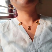 Invisible Lakshmi coin Necklace-02