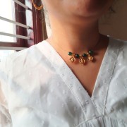 Invisible Lakshmi coin Necklace-03