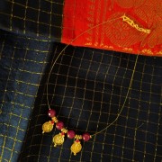 Invisible Lakshmi coin Necklace-04